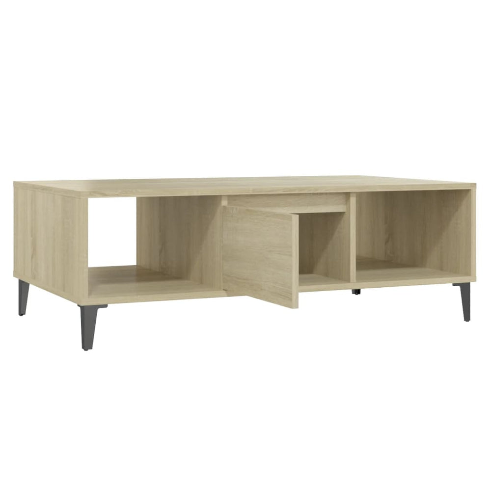 Salontafel 103,5x60x35 cm spaanplaat sonoma eikenkleurig MeubelReus