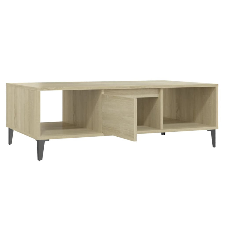 Salontafel 103,5x60x35 cm spaanplaat sonoma eikenkleurig MeubelReus