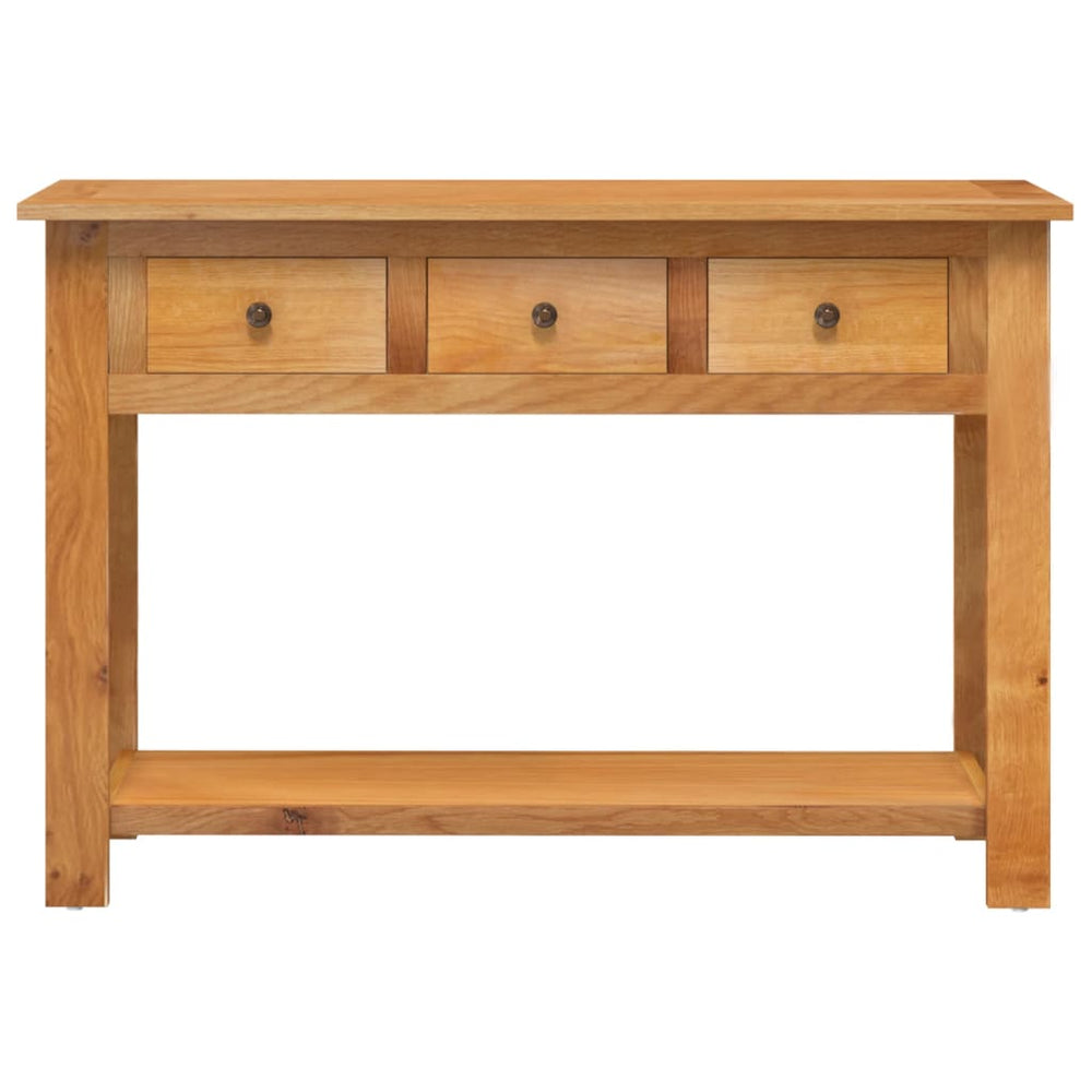 Wandtafel 110x35x75 cm massief eikenhout MeubelReus