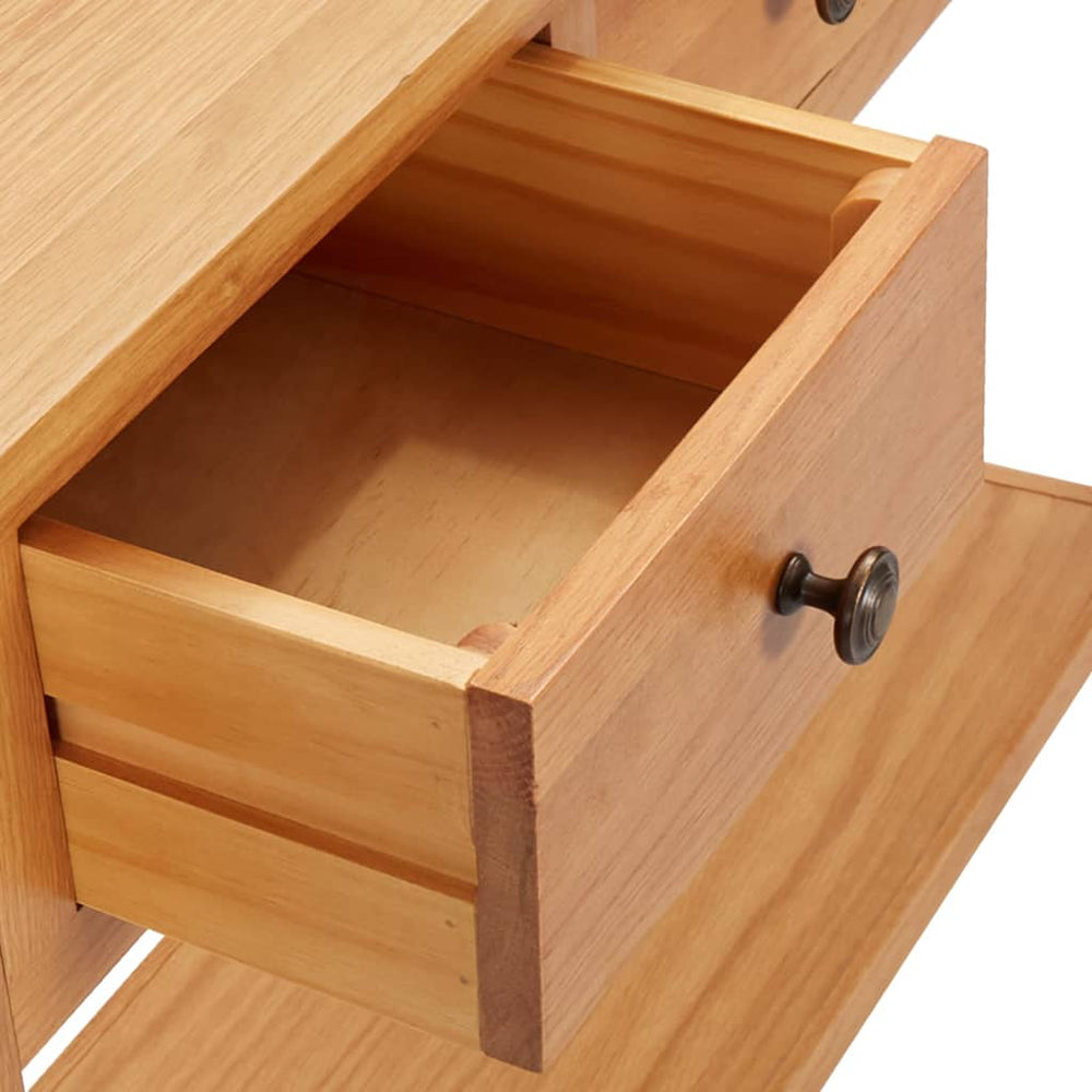 Wandtafel 110x35x75 cm massief eikenhout MeubelReus