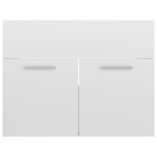 Badkamermeubelset spaanplaat hoogglans wit MeubelReus