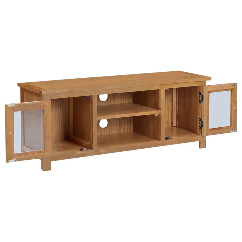 Tv-meubel 110x35x44 cm massief eikenhout MeubelReus