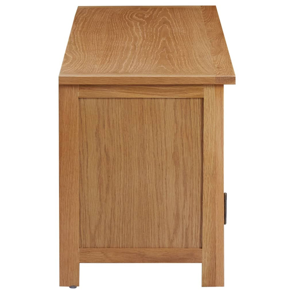 Tv-meubel 110x35x44 cm massief eikenhout MeubelReus