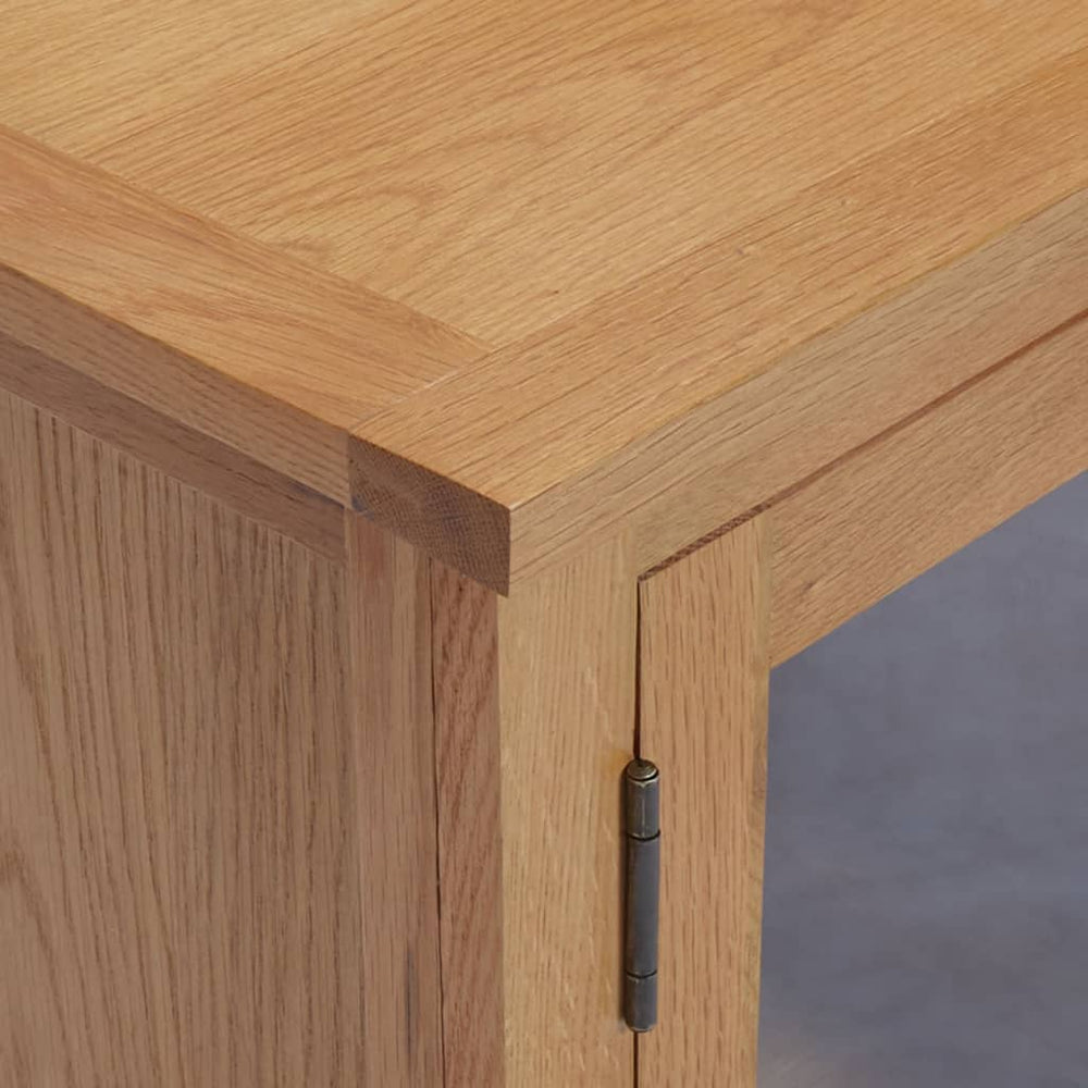 Tv-meubel 110x35x44 cm massief eikenhout MeubelReus