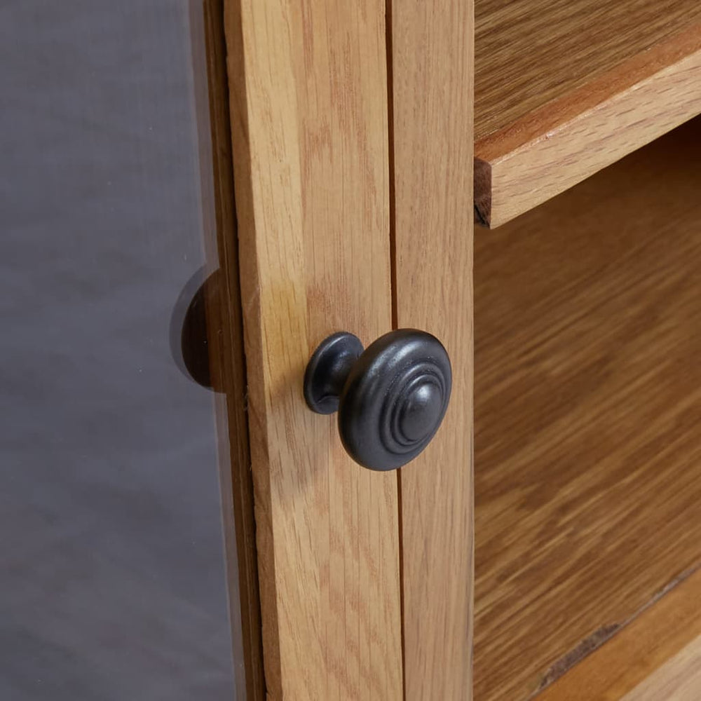 Tv-meubel 110x35x44 cm massief eikenhout MeubelReus