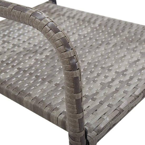 5-delige Tuinset poly rattan antracietkleurig MeubelReus