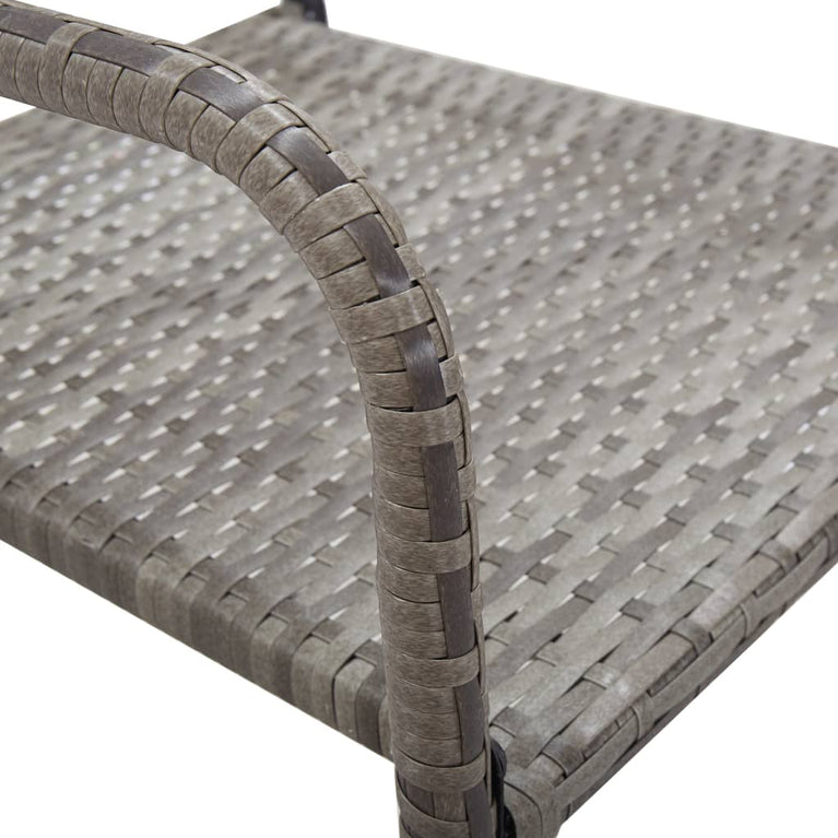 5-delige Tuinset poly rattan antracietkleurig MeubelReus