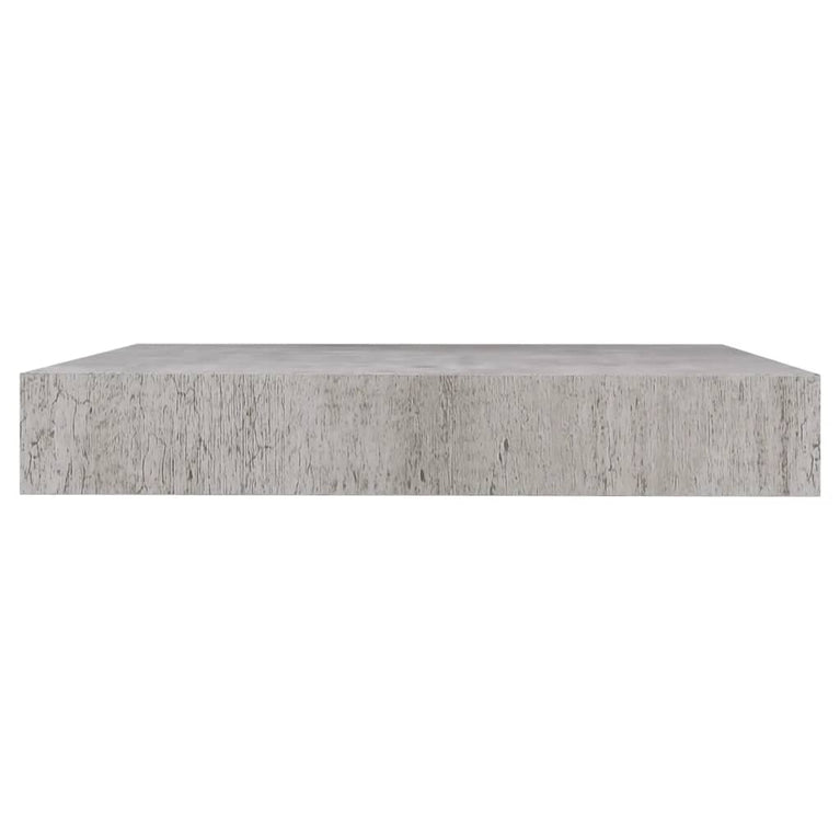 Wandschappen 2 st zwevend 23x23,5x3,8 cm MDF betongrijs MeubelReus
