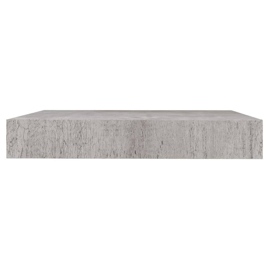 Wandschappen 4 st zwevend 23x23,5x3,8 cm MDF betongrijs MeubelReus