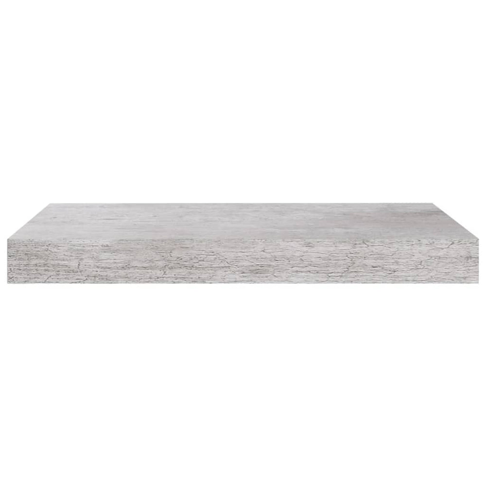 Wandschappen 2 st zwevend 40x23x3,8 cm MDF betongrijs MeubelReus