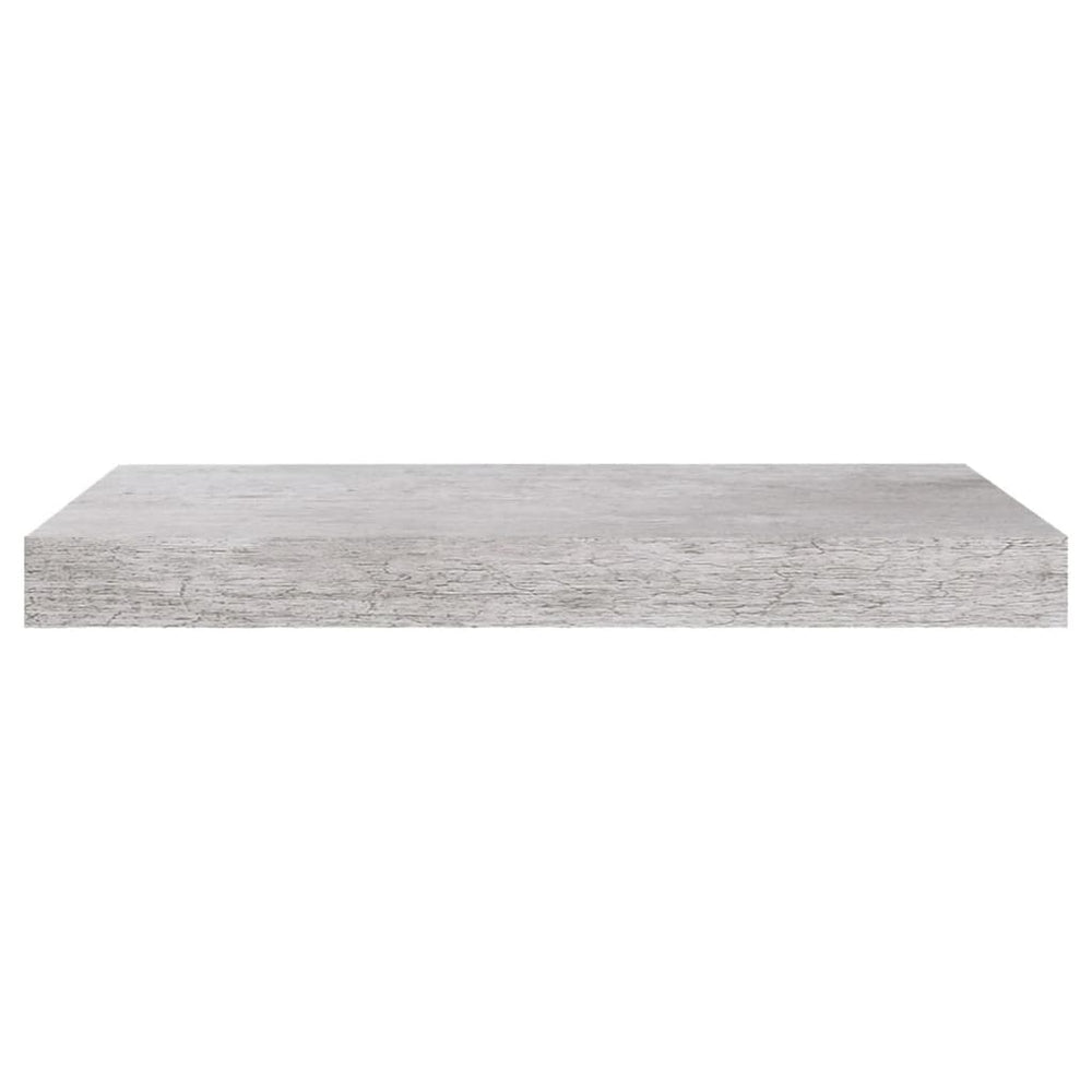 Wandschap zwevend 50x23x3,8 cm MDF betongrijs MeubelReus