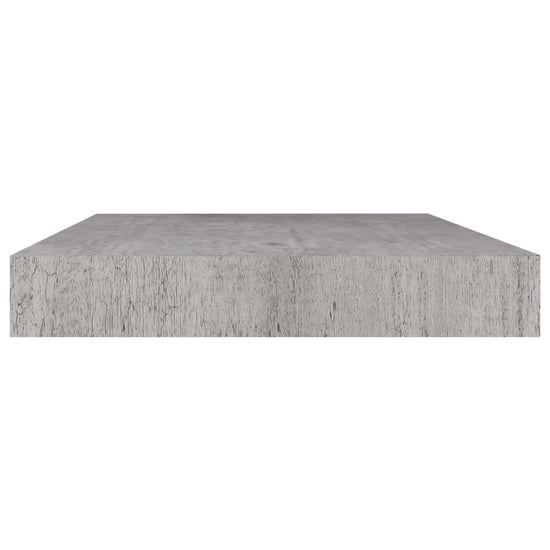 Wandschap zwevend 50x23x3,8 cm MDF betongrijs MeubelReus
