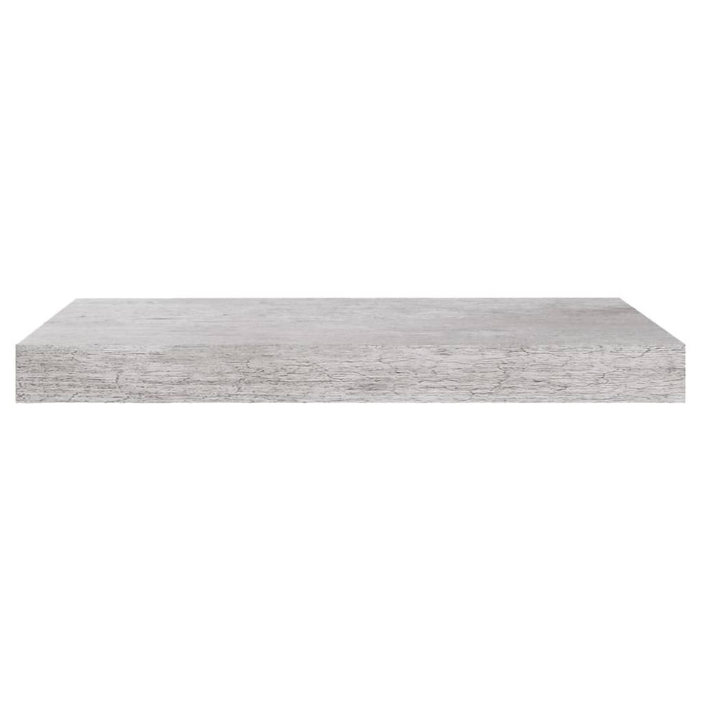 Wandschappen zwevend 4 st 50x23x3,8 cm MDF betongrijs MeubelReus