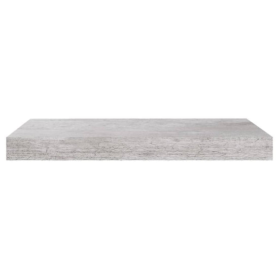 Wandschappen zwevend 4 st 50x23x3,8 cm MDF betongrijs MeubelReus