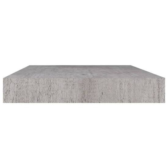 Wandschappen zwevend 4 st 50x23x3,8 cm MDF betongrijs MeubelReus