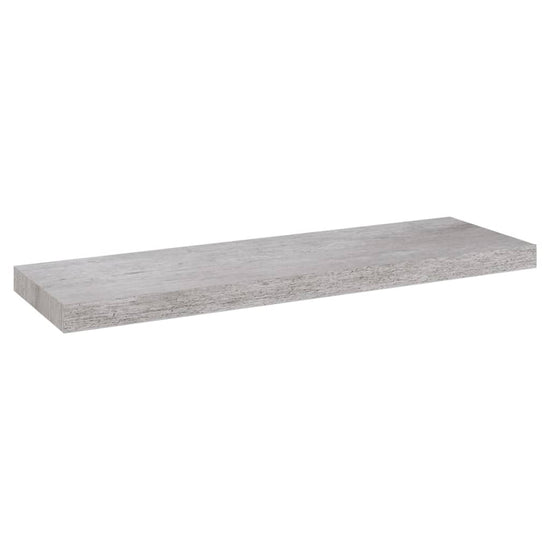 Wandschappen zwevend 4 st 80x23,5x3,8 cm MDF betongrijs MeubelReus