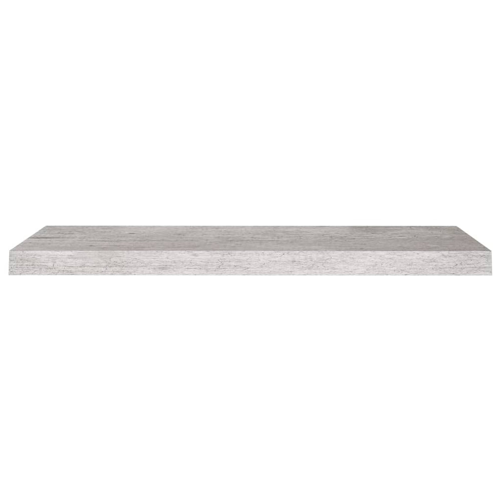 Wandschappen zwevend 4 st 80x23,5x3,8 cm MDF betongrijs MeubelReus