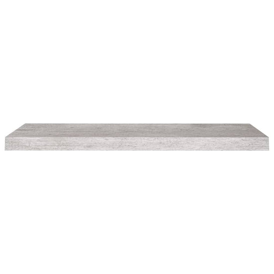 Wandschappen zwevend 4 st 80x23,5x3,8 cm MDF betongrijs MeubelReus