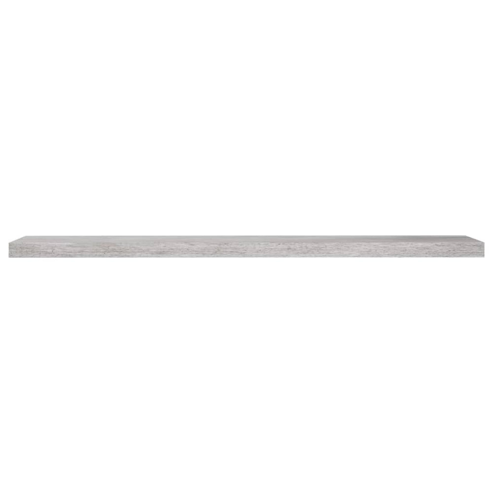 Wandschappen zwevend 4 st 120x23,5x3,8 cm MDF betongrijs MeubelReus