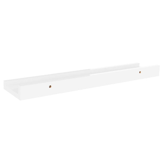 Wandschappen 4 st 40x9x3 cm hoogglans wit MeubelReus