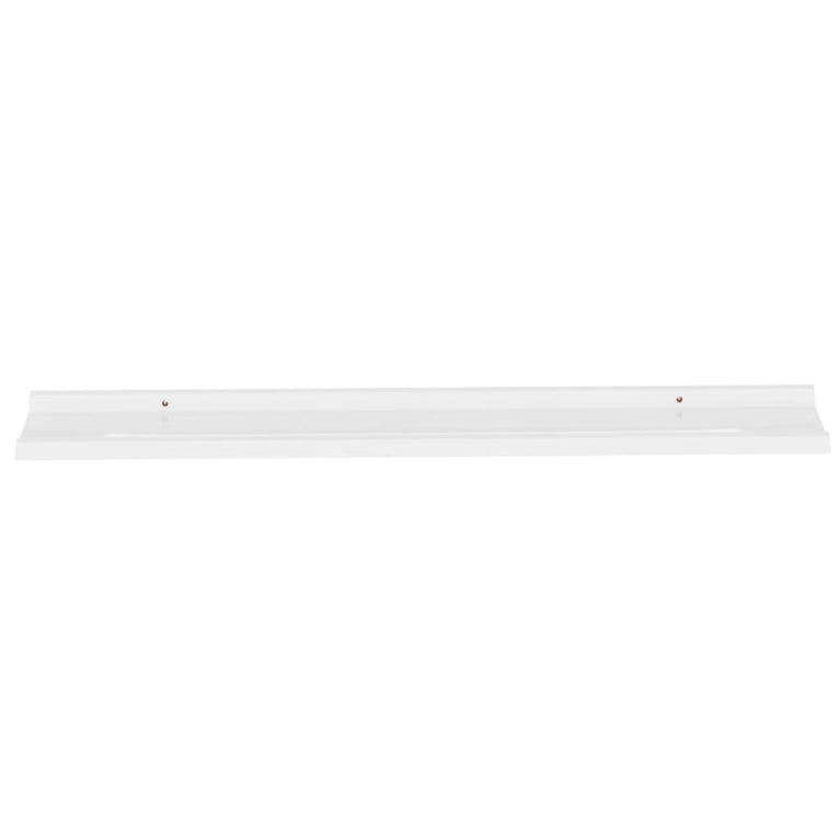 Wandschappen 4 st 100x9x3 cm hoogglans wit MeubelReus