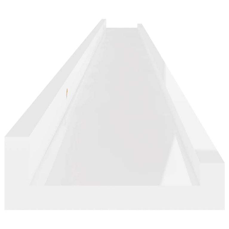 Wandschappen 4 st 115x9x3 cm hoogglans wit MeubelReus