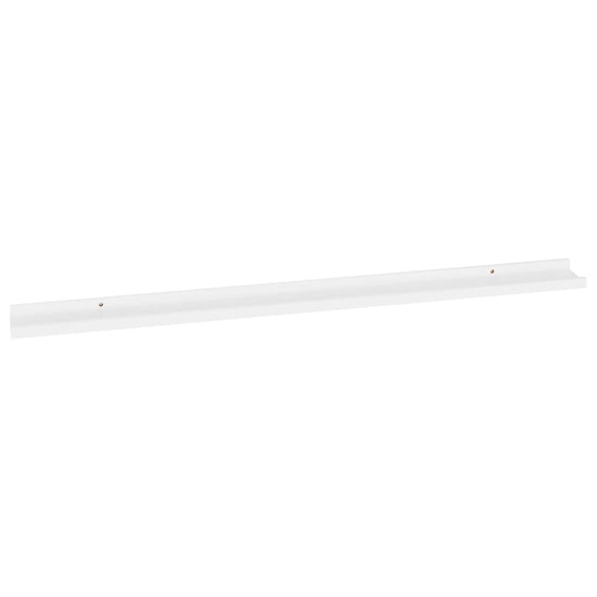 Wandschappen 2 st 115x9x3 cm wit MeubelReus