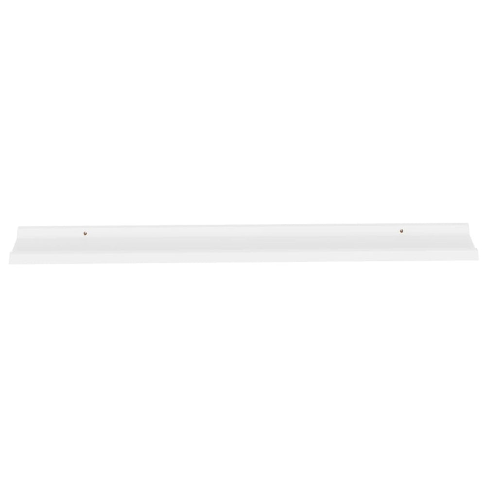 Wandschappen 2 st 115x9x3 cm wit MeubelReus