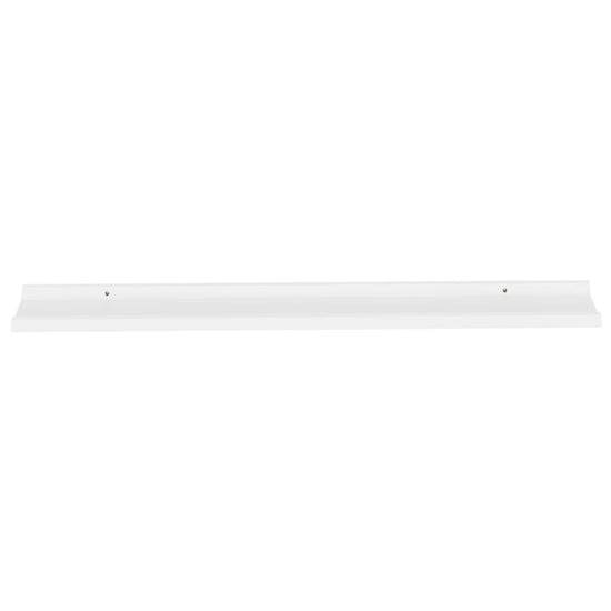 Wandschappen 2 st 115x9x3 cm wit MeubelReus