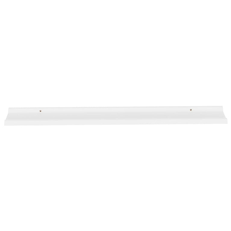Wandschappen 2 st 115x9x3 cm wit MeubelReus