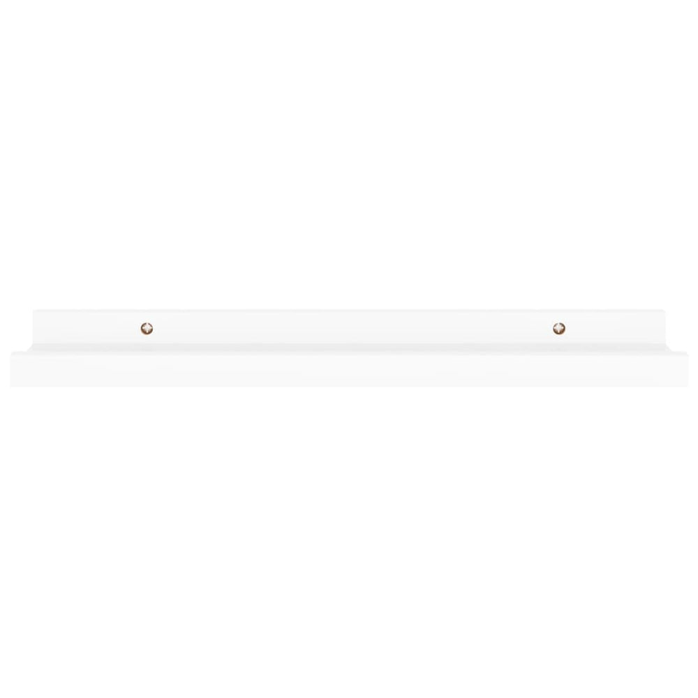 Wandschappen 4 st 40x9x3 cm wit MeubelReus