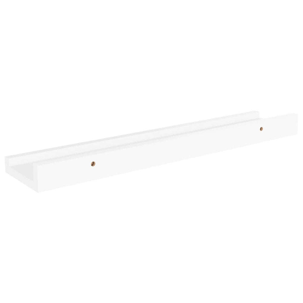 Wandschappen 4 st 40x9x3 cm wit MeubelReus