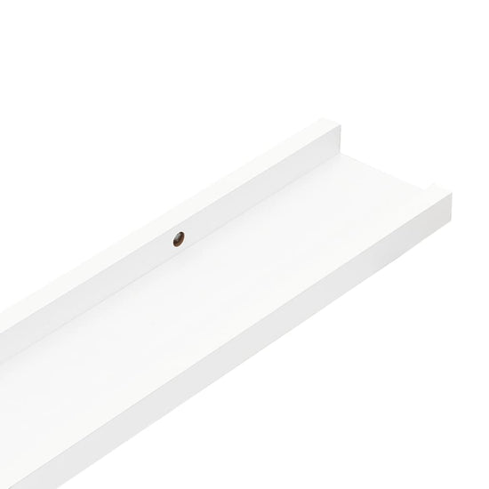 Wandschappen 4 st 40x9x3 cm wit MeubelReus