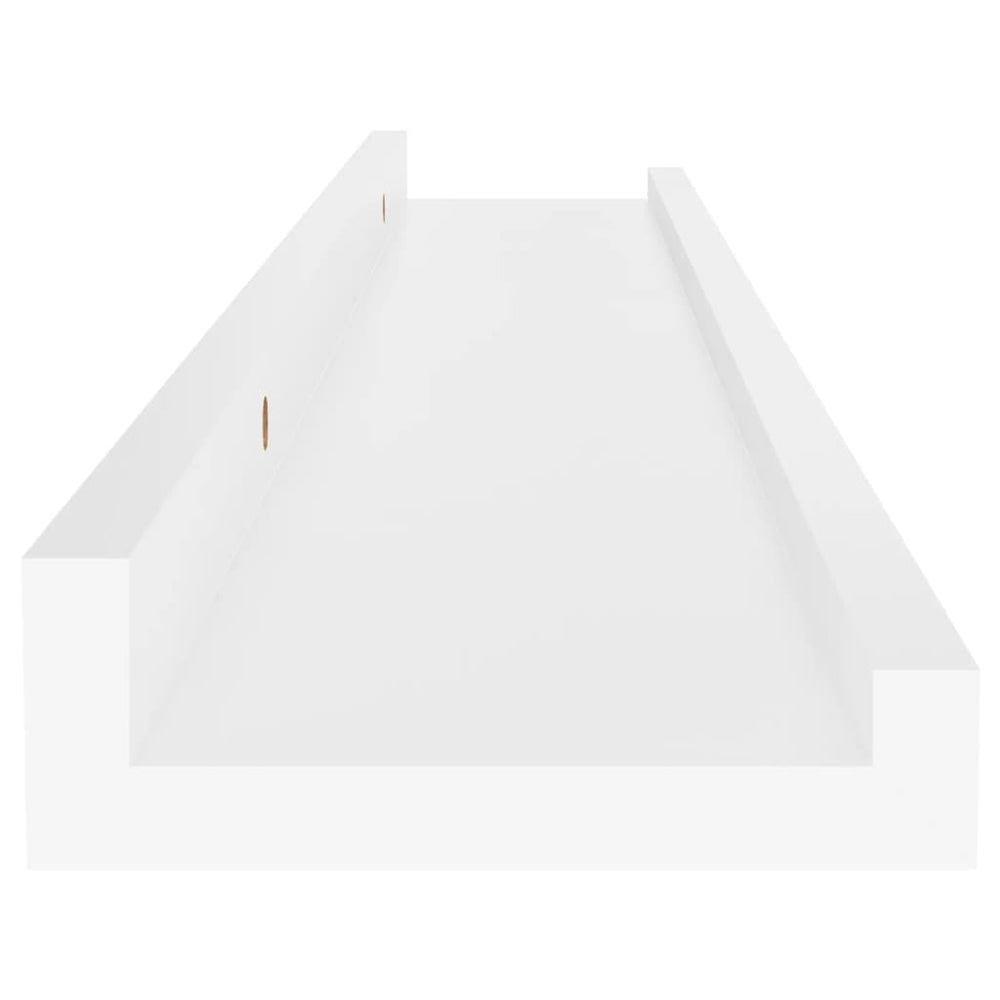 Wandschappen 4 st 60x9x3 cm wit MeubelReus