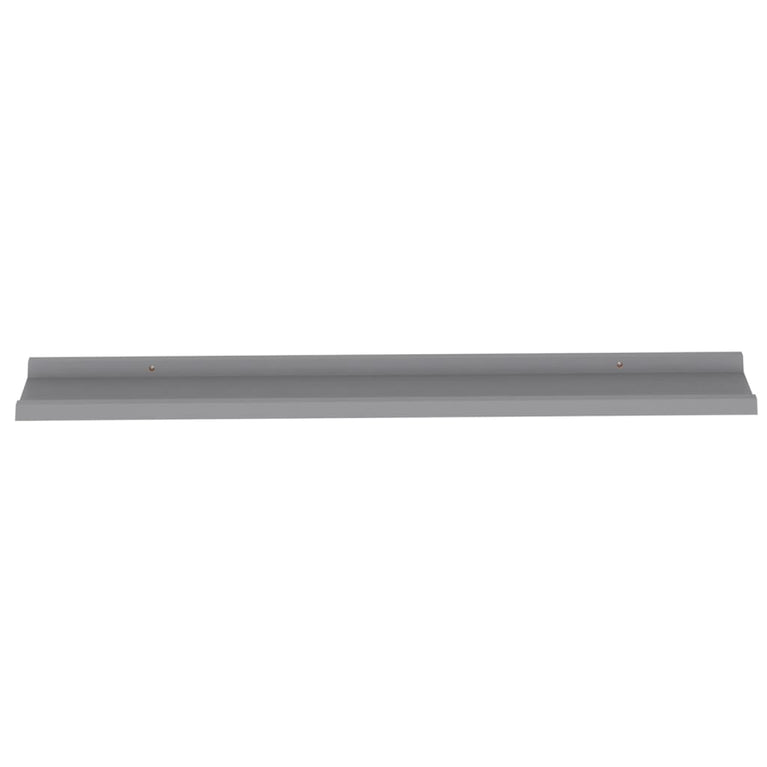 Wandschappen 2 st 100x9x3 cm grijs MeubelReus