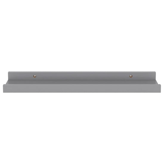 Wandschappen 4 st 40x9x3 cm grijs MeubelReus