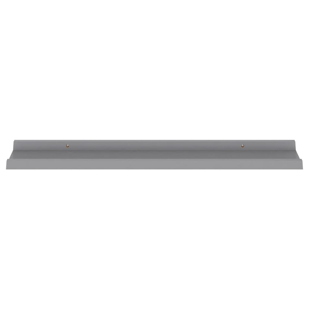 Wandschappen 4 st 80x9x3 cm grijs MeubelReus