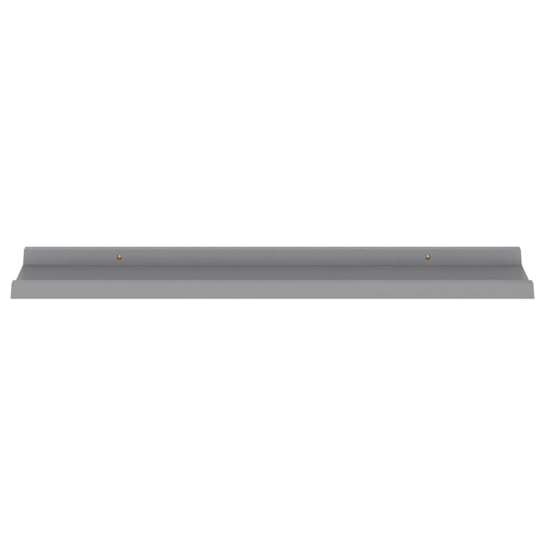 Wandschappen 4 st 80x9x3 cm grijs MeubelReus