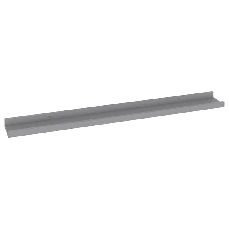Wandschappen 4 st 80x9x3 cm grijs MeubelReus