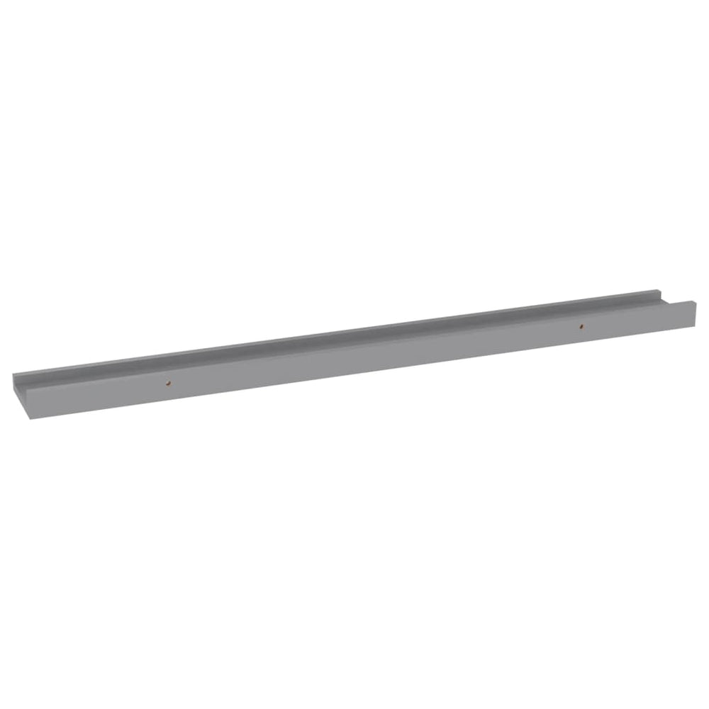 Wandschappen 4 st 80x9x3 cm grijs MeubelReus