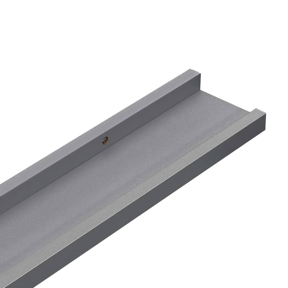 Wandschappen 4 st 80x9x3 cm grijs MeubelReus