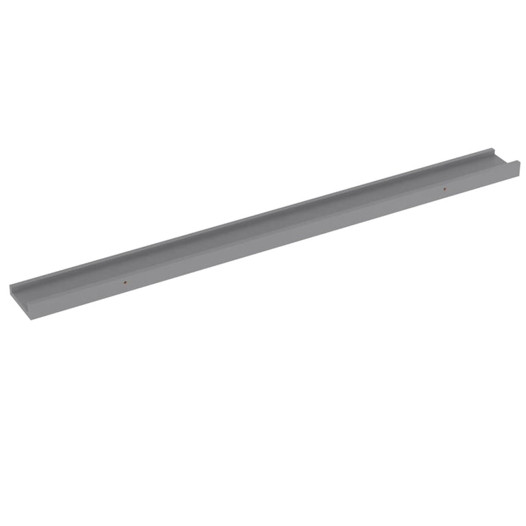 Wandschappen 4 st 100x9x3 cm grijs MeubelReus