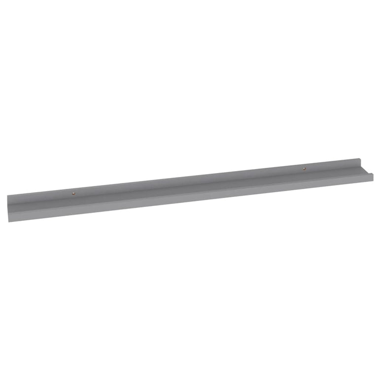 Wandschappen 4 st 100x9x3 cm grijs MeubelReus