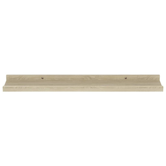 Wandschappen 4 st 60x9x3 cm sonoma eikenkleurig MeubelReus