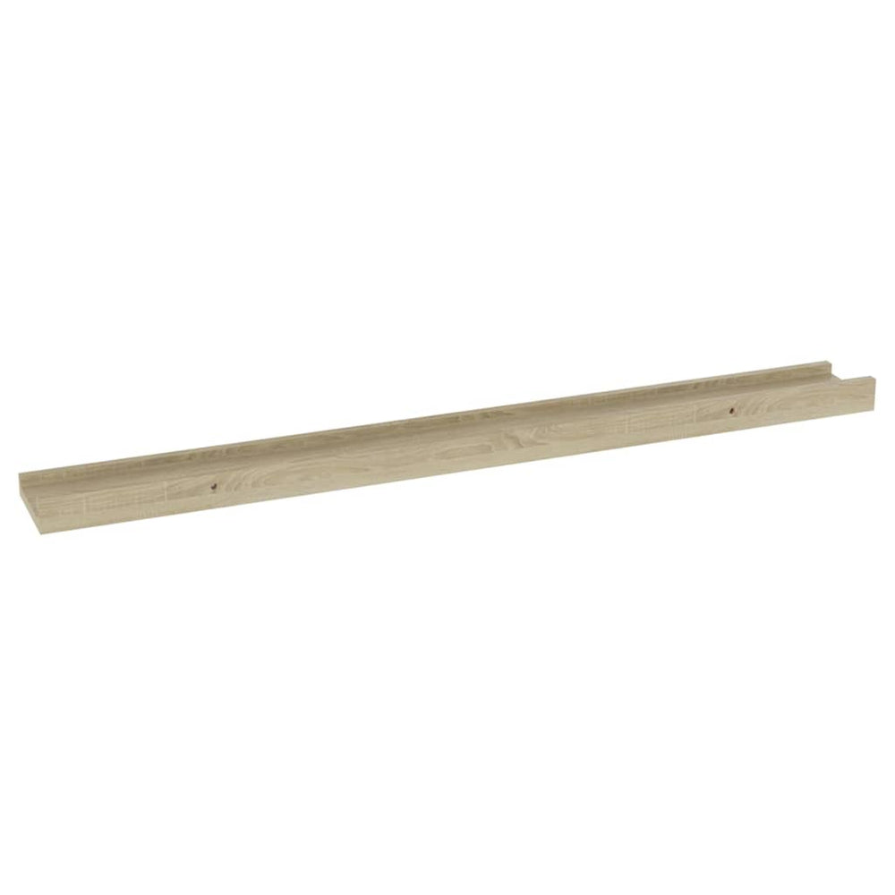 Wandschappen 4 st 80x9x3 cm sonoma eikenkleurig MeubelReus