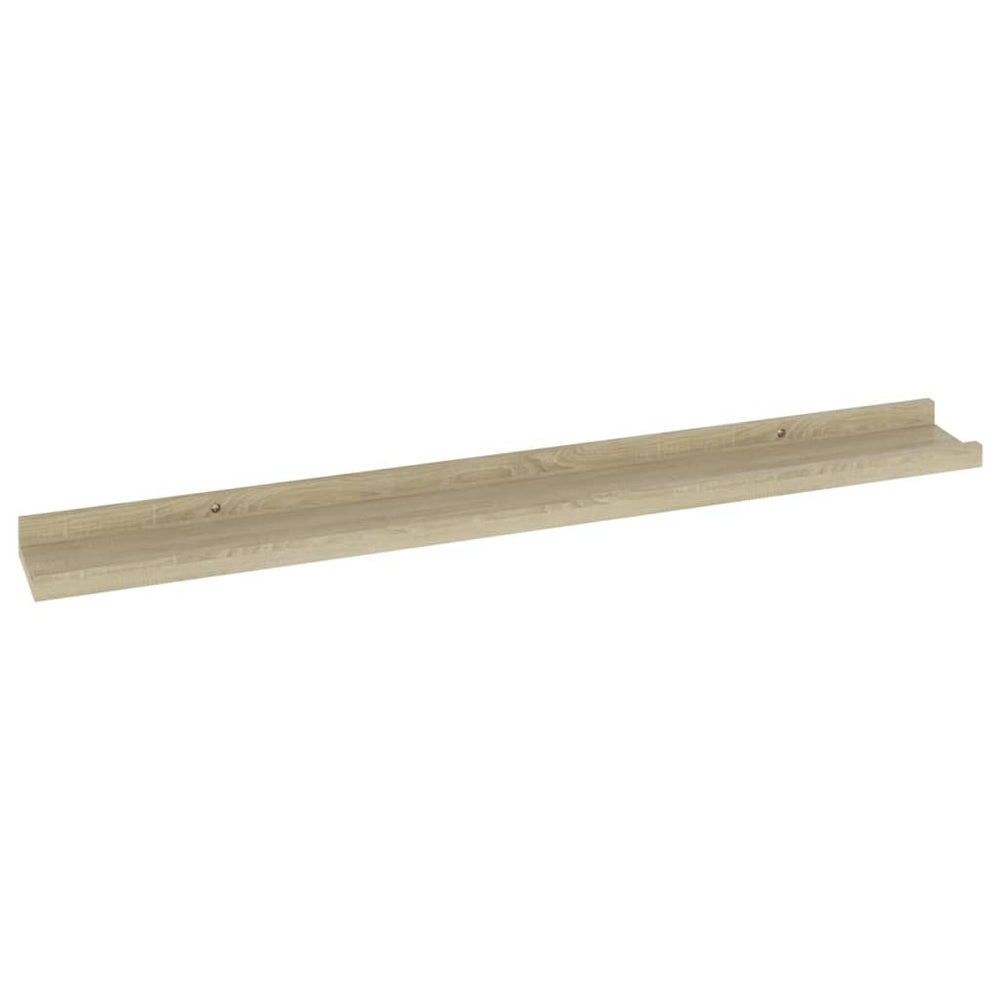 Wandschappen 4 st 80x9x3 cm sonoma eikenkleurig MeubelReus