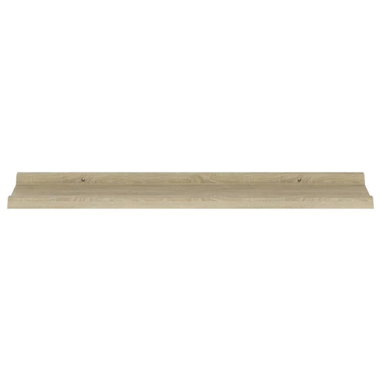 Wandschappen 4 st 80x9x3 cm sonoma eikenkleurig MeubelReus