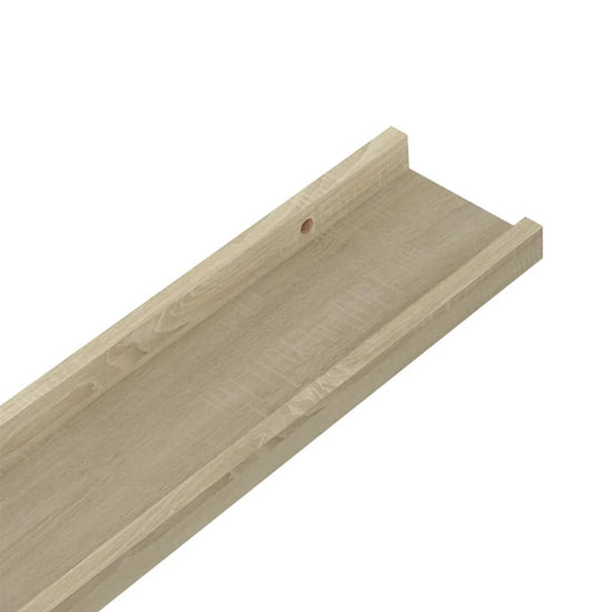 Wandschappen 4 st 80x9x3 cm sonoma eikenkleurig MeubelReus