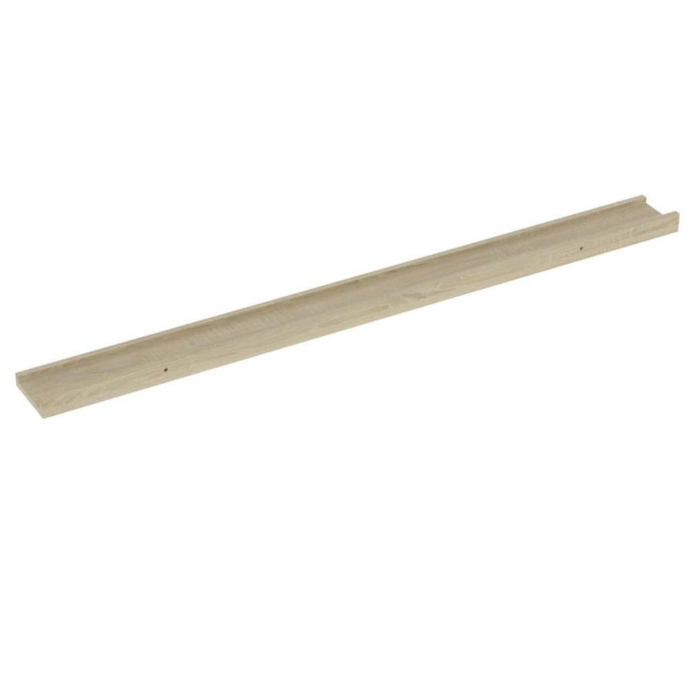 Wandschappen 4 st 100x9x3 cm sonoma eikenkleurig MeubelReus