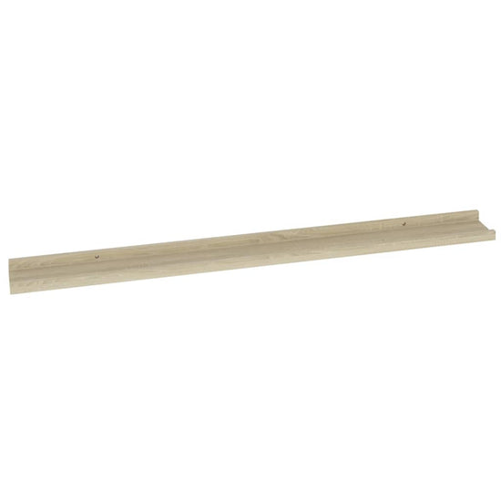 Wandschappen 4 st 100x9x3 cm sonoma eikenkleurig MeubelReus